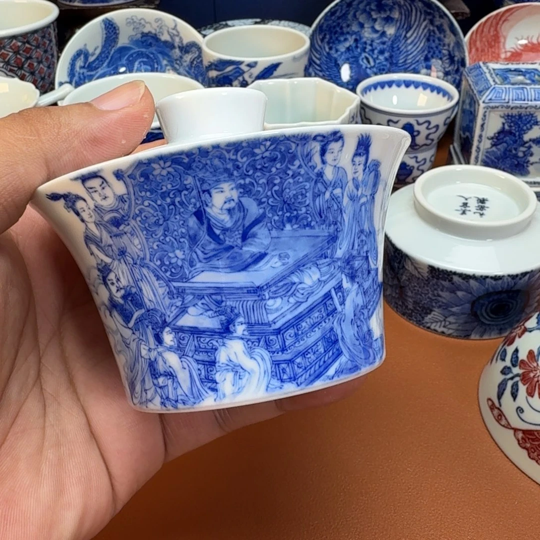 赣***店杯子景德镇全手工手绘陶瓷