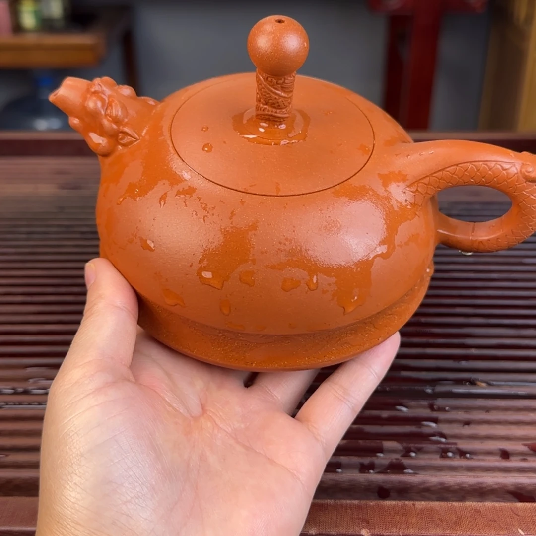 老***贺紫砂茶壶宜兴紫砂壶