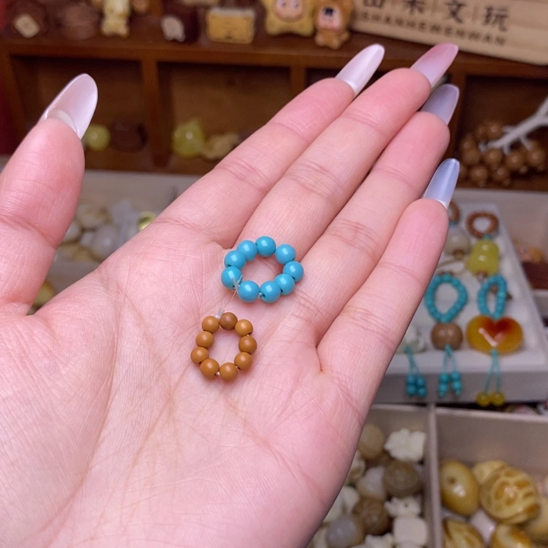 猴头核桃吊坠绿卡环橄榄核卡环