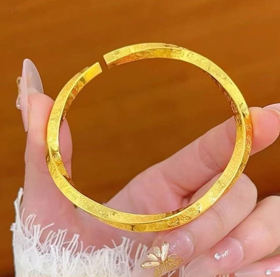 【抖音好货】孟加拉赤金豆豆提炼手工改款【麻花吉言】精工版可佩戴