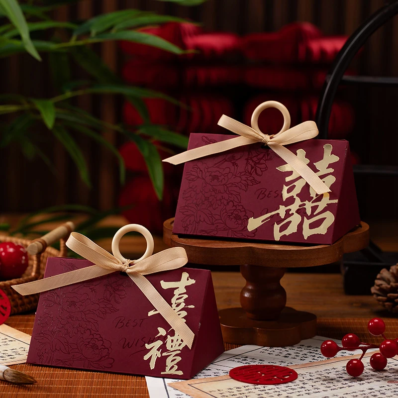 2026新款喜糖盒子结婚专用糖果礼盒高级感订婚宴伴手回礼包装空盒