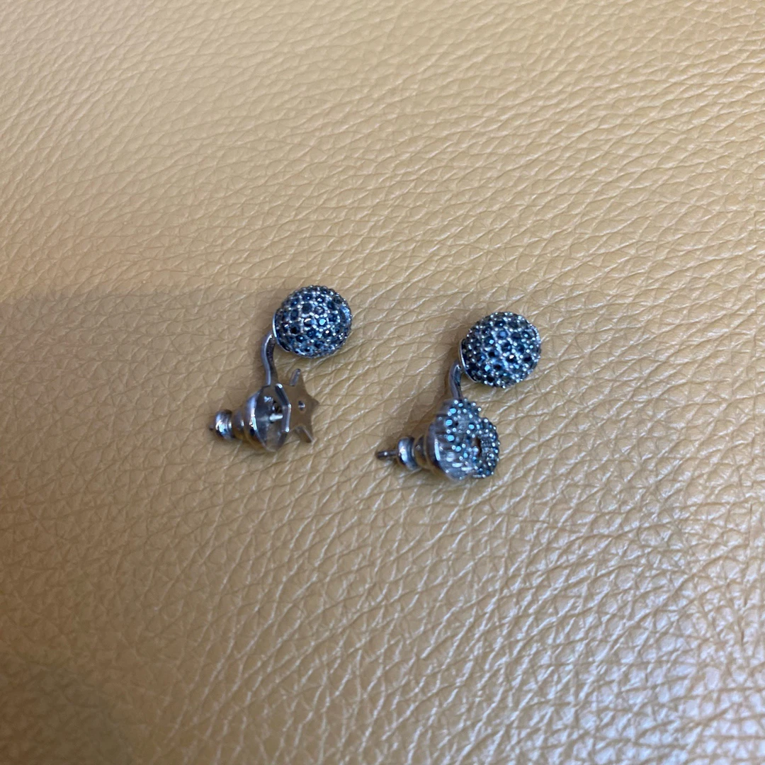 99新 DIOR/迪奥 Dior迪奥金色CD字母星星珍珠耳钉/99新/35169
