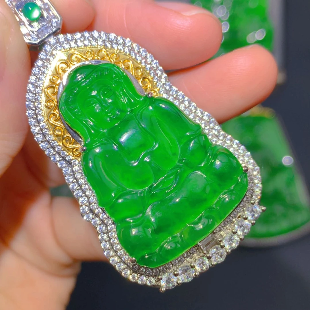 【闪购商品】翡翠吊坠(不含链)未镶嵌