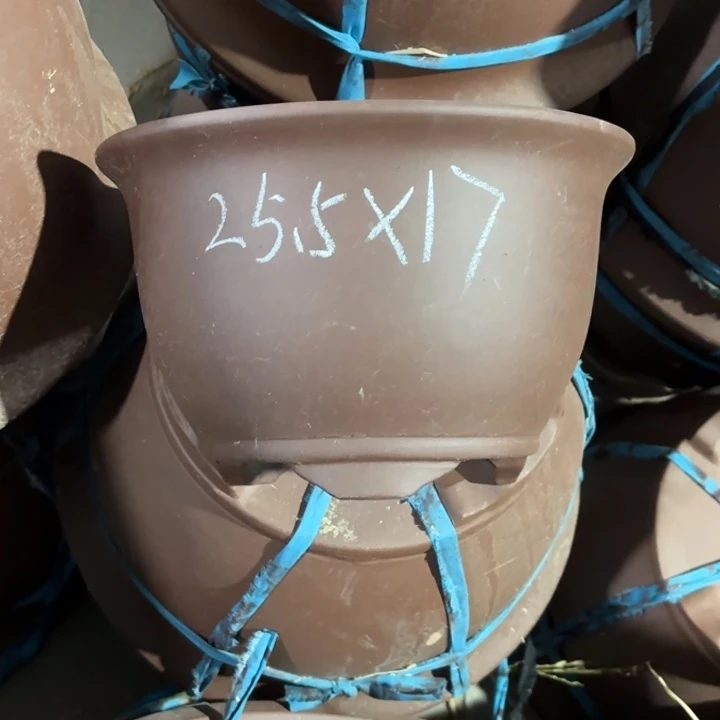 花盆紫砂100-5。 25.5-17。