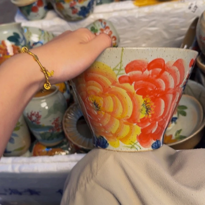 瓷片景德镇陶瓷手工手绘