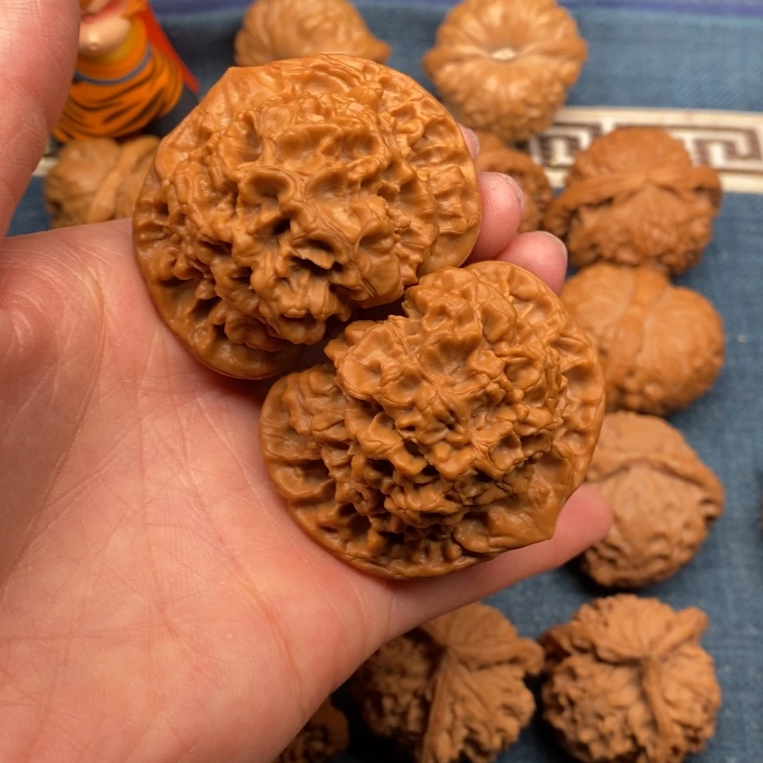 文玩核桃把件51全品官帽