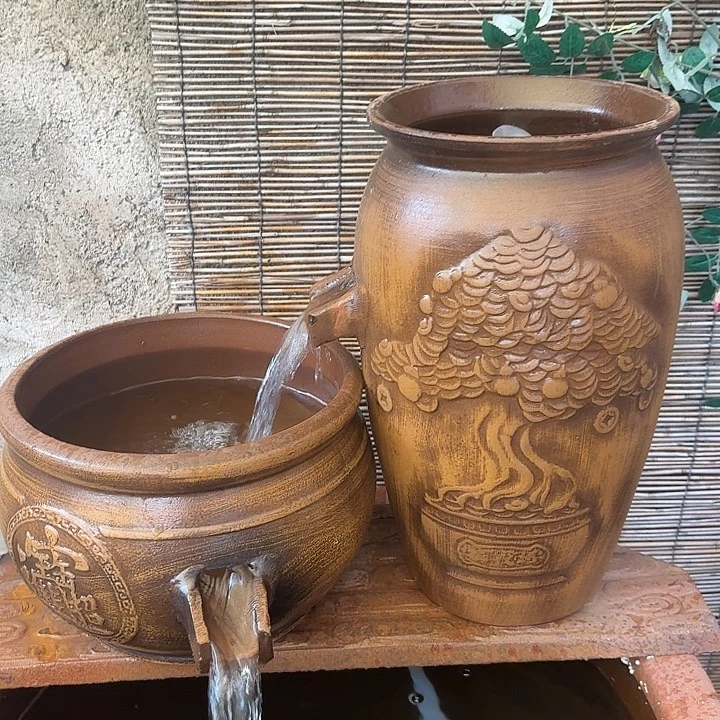 粗陶口径21/40，27/20进水口2.5厘米