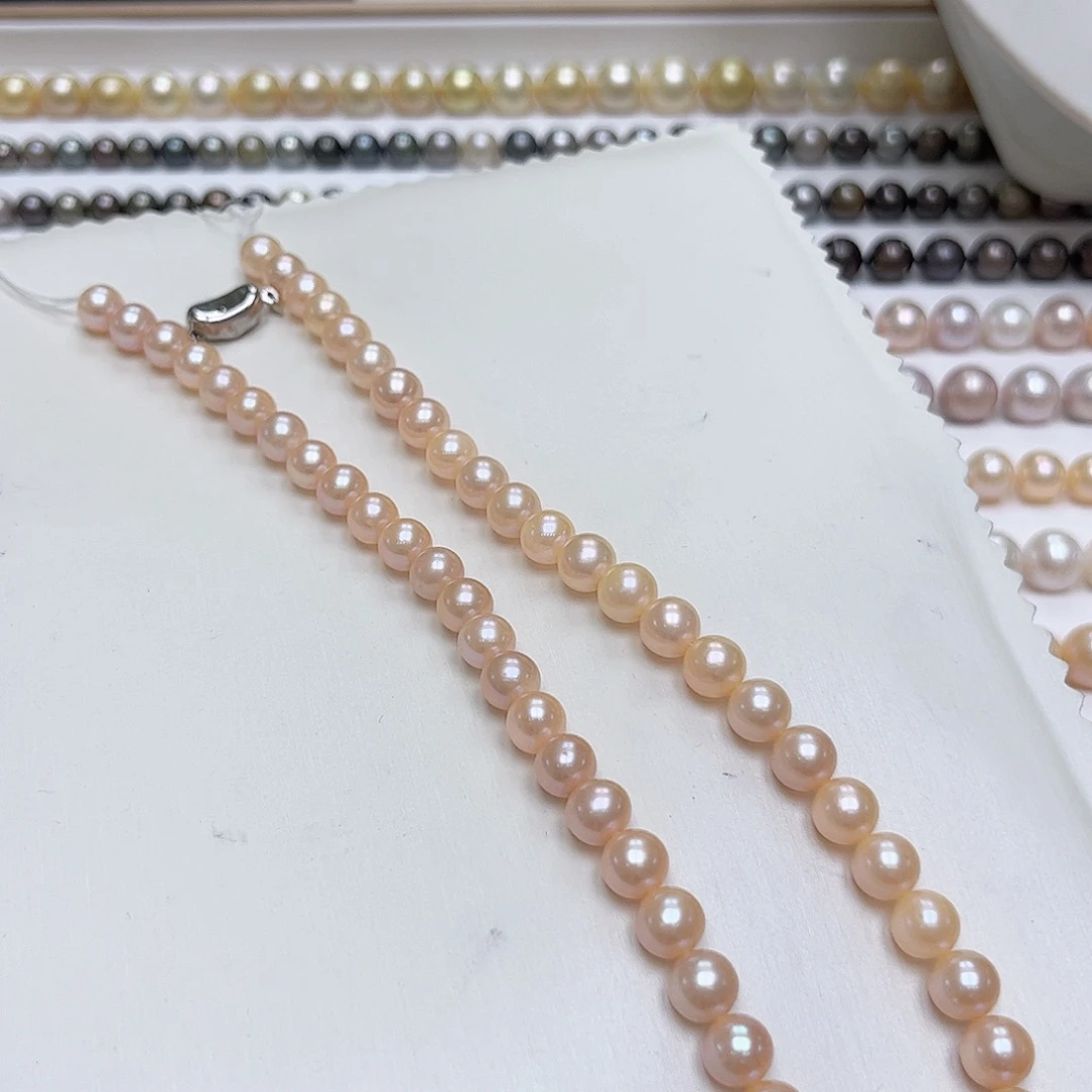 颈饰未镶嵌淡水珍珠7-9内 无核