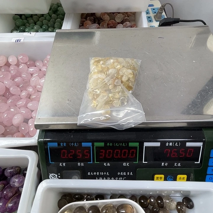 鱼***朵未镶嵌珠宝半成品水晶