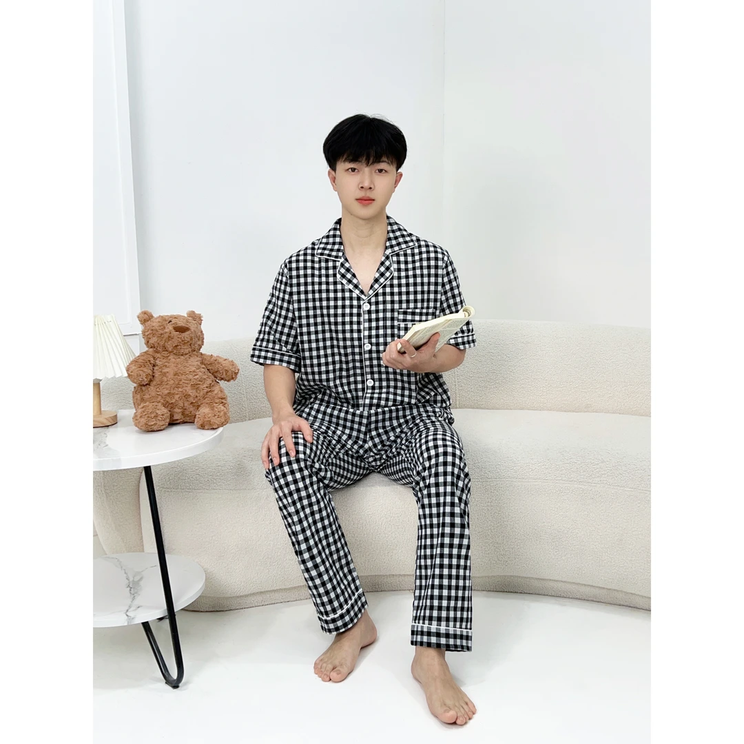 简约休闲“纯棉”男士家居服#35101