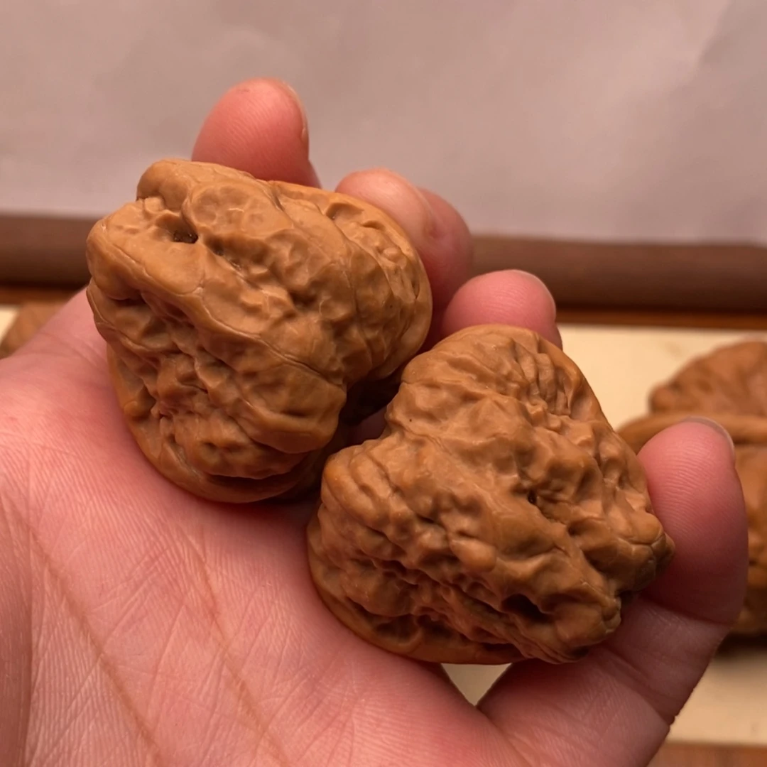 【闪购商品】把件文玩核桃爆**水三角蛙边33左右