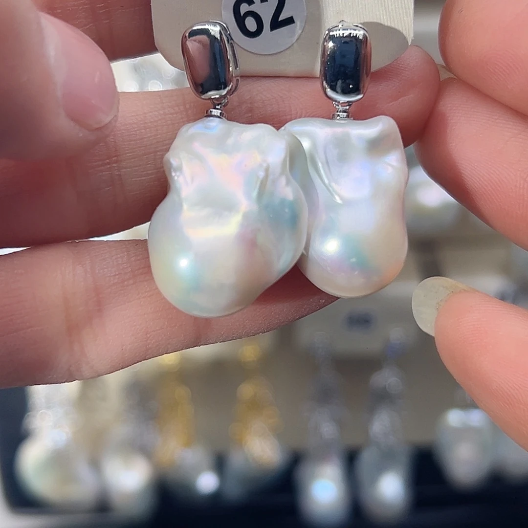 未镶嵌耳饰淡水珍珠