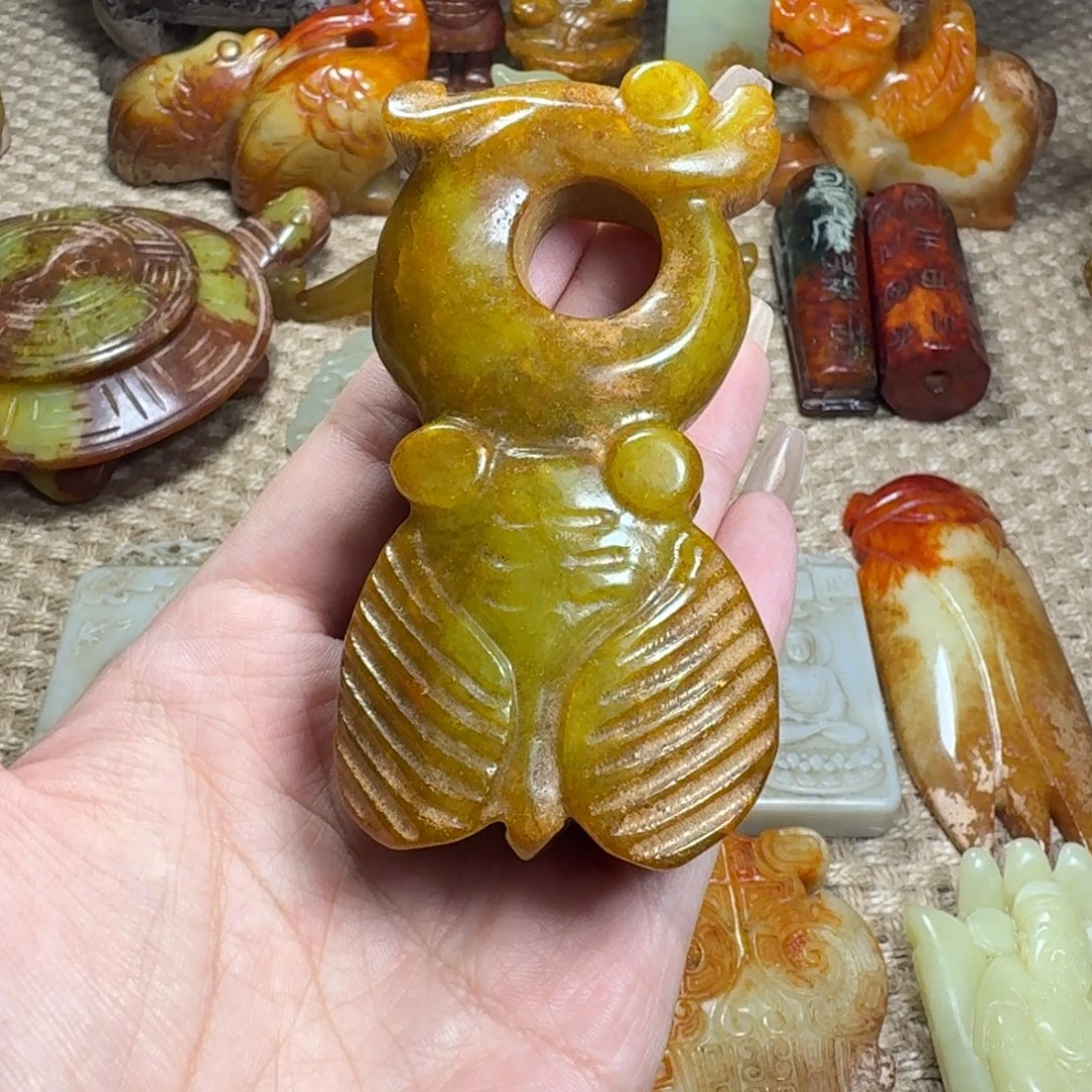 白玉菩提吊坠挂件