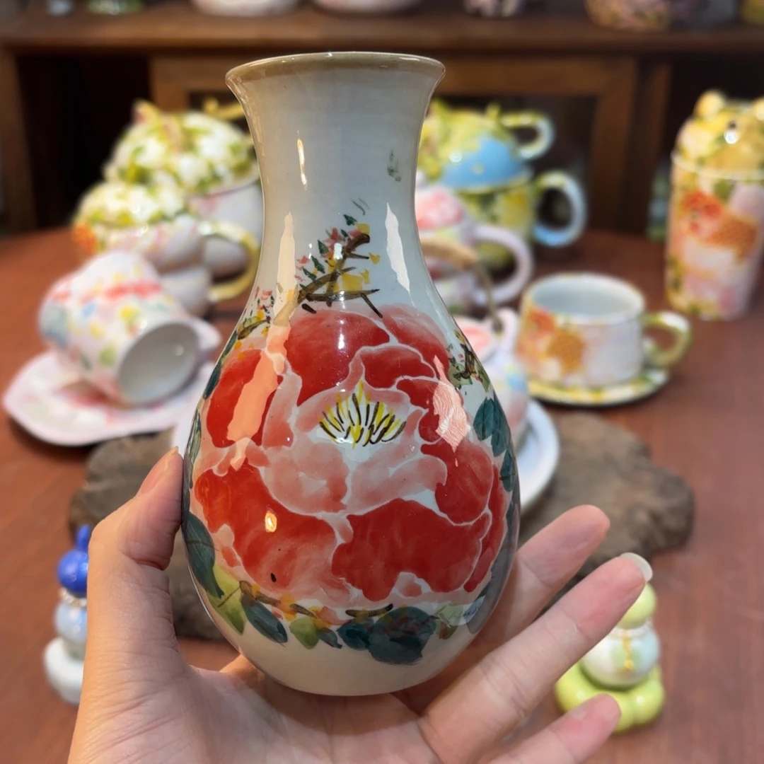 瓷片景德镇手绘高温釉下彩陶瓷茶具