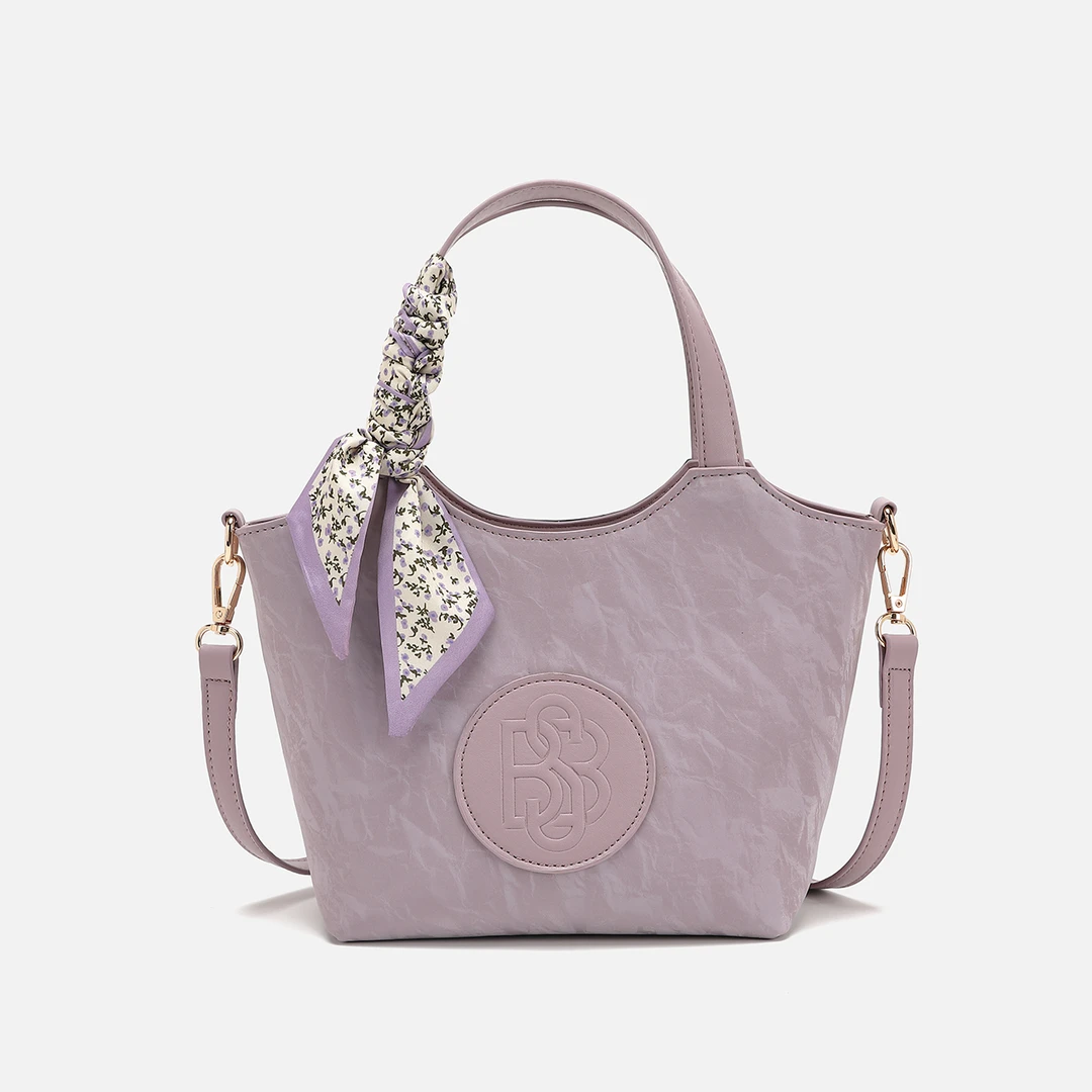 【工厂直销】2025新款潮流百搭韩系手提单肩斜挎包（送丝巾）