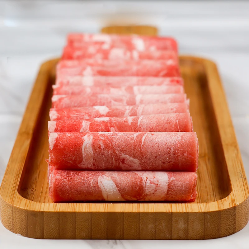 【月盛斋】国产原切肥牛片400g*3涮火锅食材 肥牛肉卷  DZ