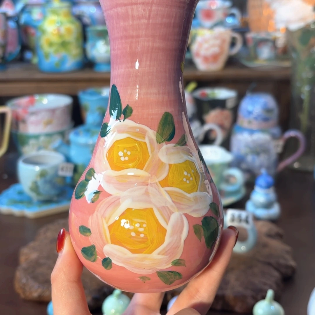 景德镇手绘高温釉下彩陶瓷茶具