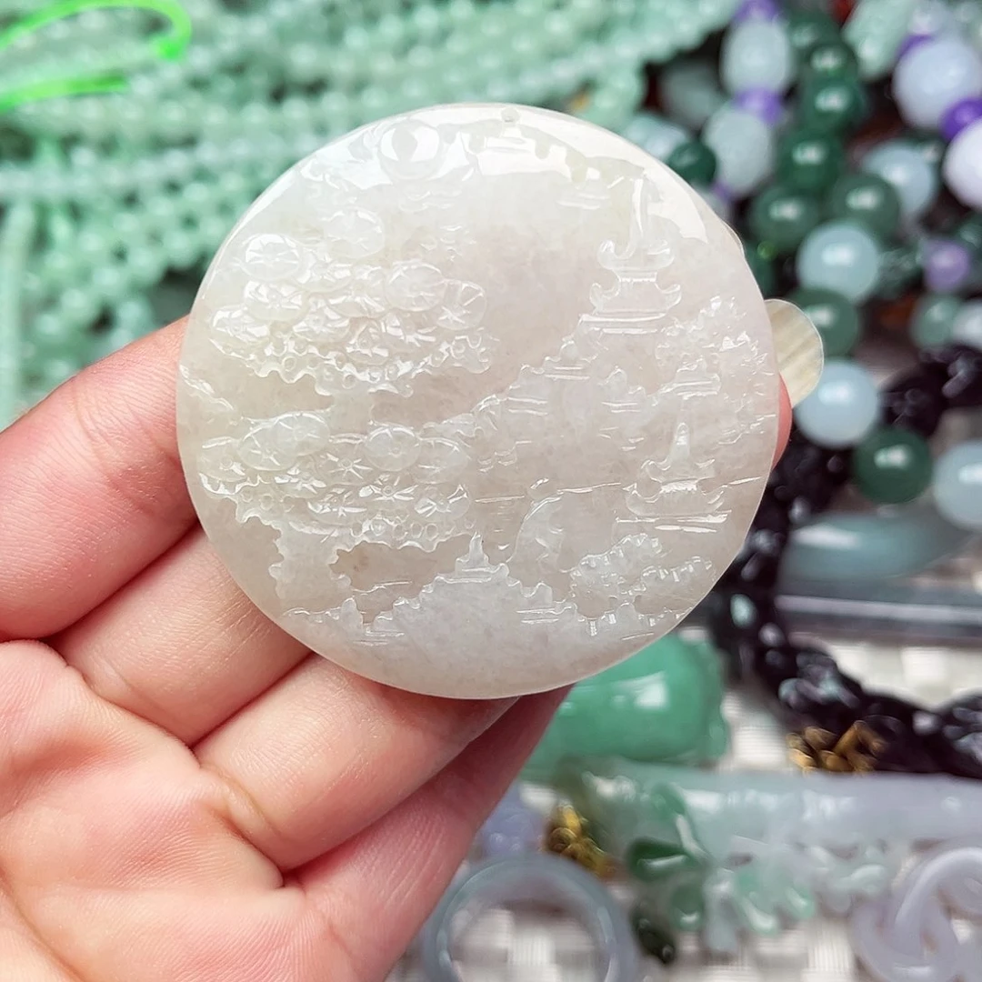 未镶嵌挂件翡翠翡翠