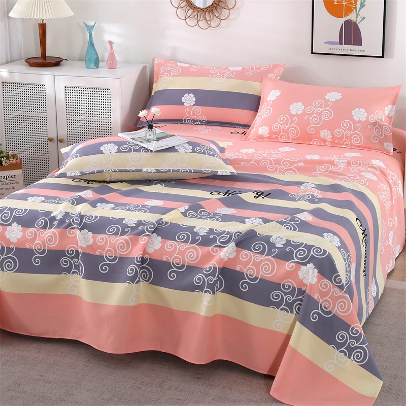 【花满粉香】老粗布布块加工定制床单 枕套老粗布大炕单双人床单