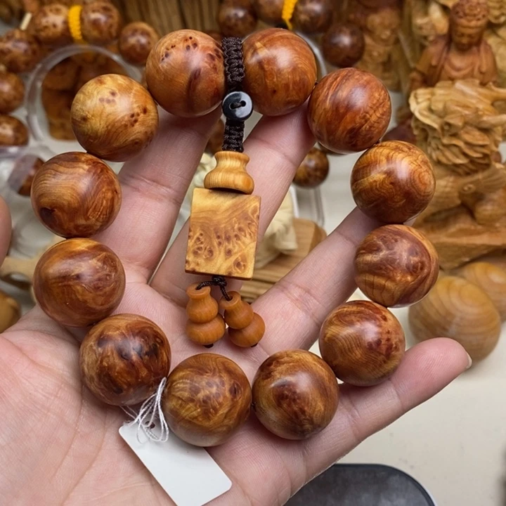 柏木崖柏瘤疤手串18