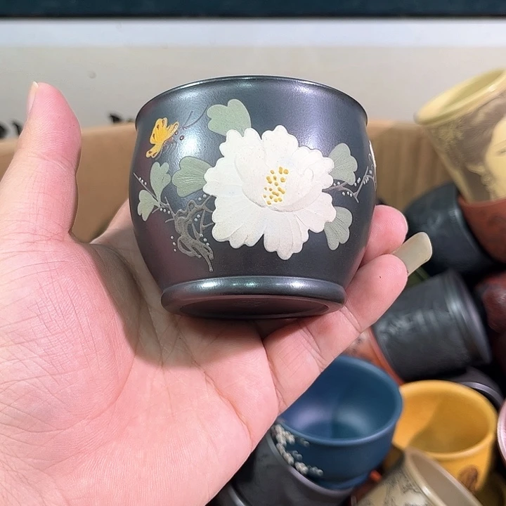 茶杯紫砂全手工紫砂主人杯