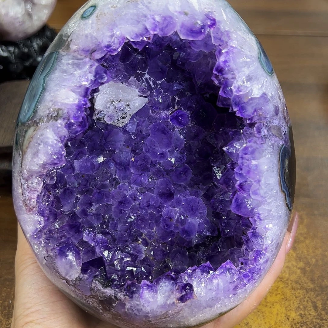 紫晶摆件未镶嵌天然水晶摆件