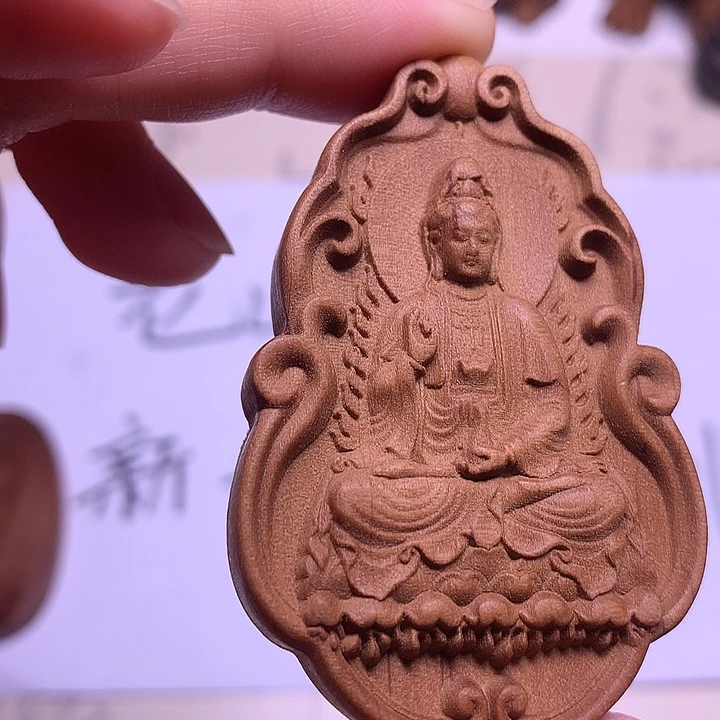 小***柠檀香木葫芦形关姐姐牌