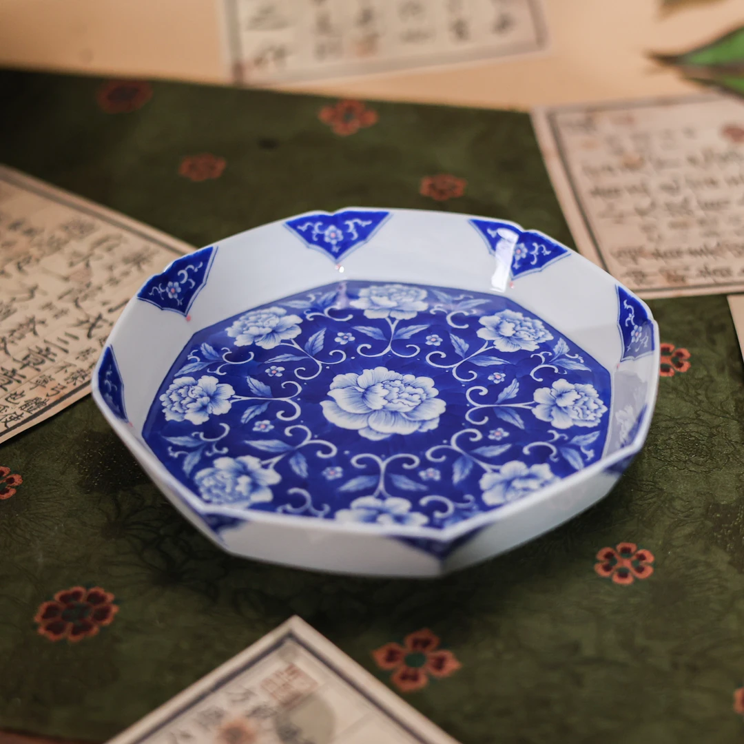 【非遗甄选】蓝韵玫瑰壶承茶道配件（青樵S0234）