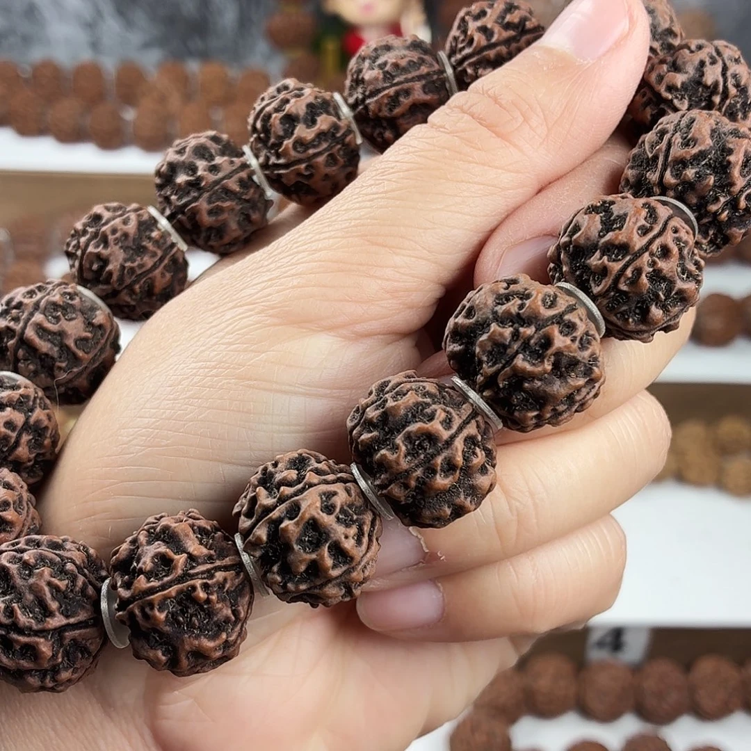 手串金刚菩提原生态精品5瓣飞碟梅花