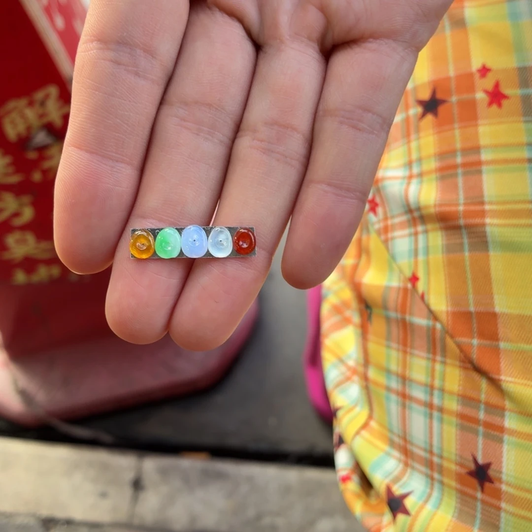 水***果翡翠未镶嵌颈饰天然缅甸翡翠平安扣