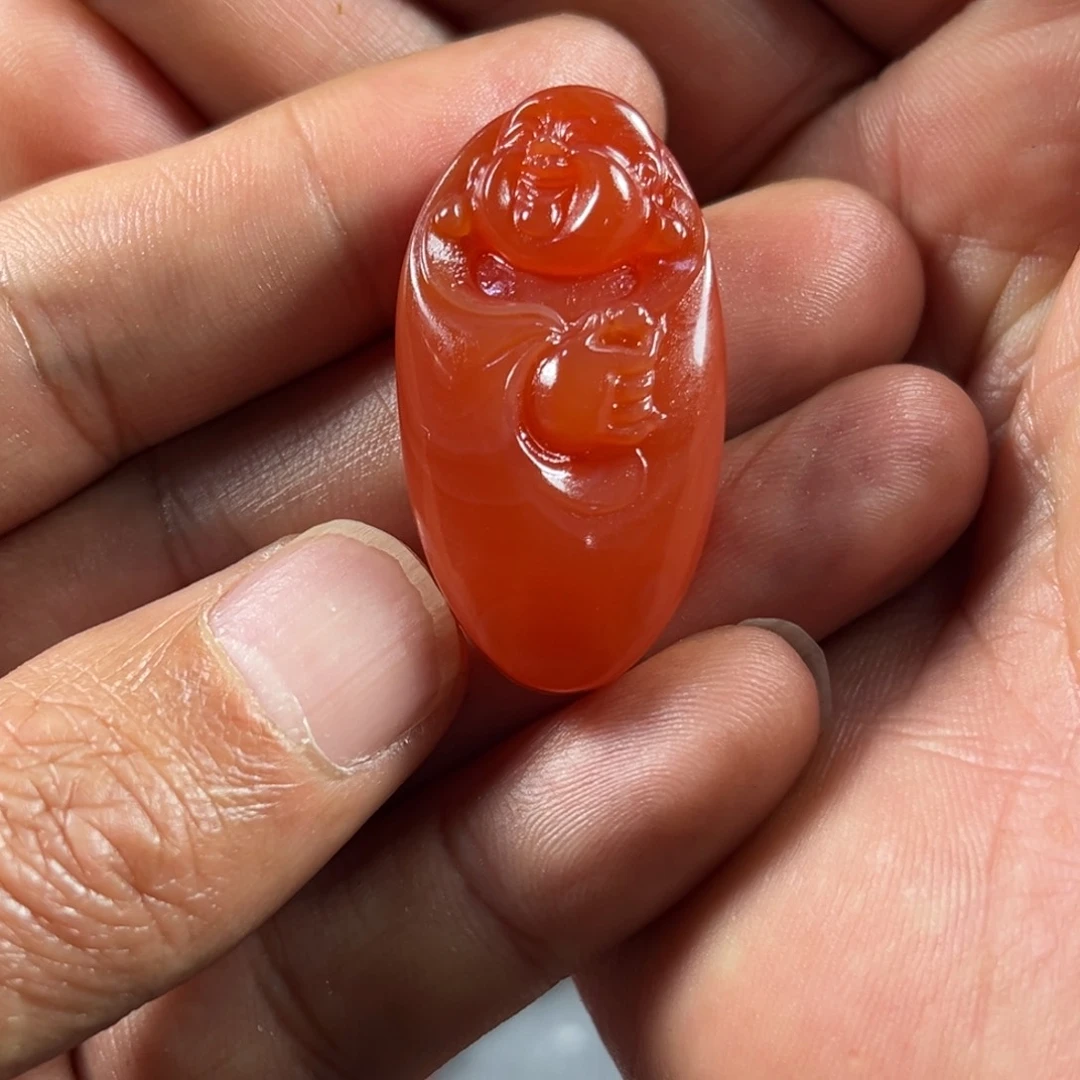 南红玛瑙手链未镶嵌梅*恼