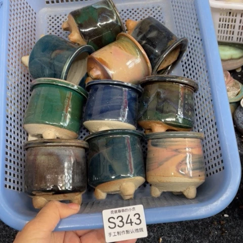 紫砂花盆微瑕343口径5.5左右