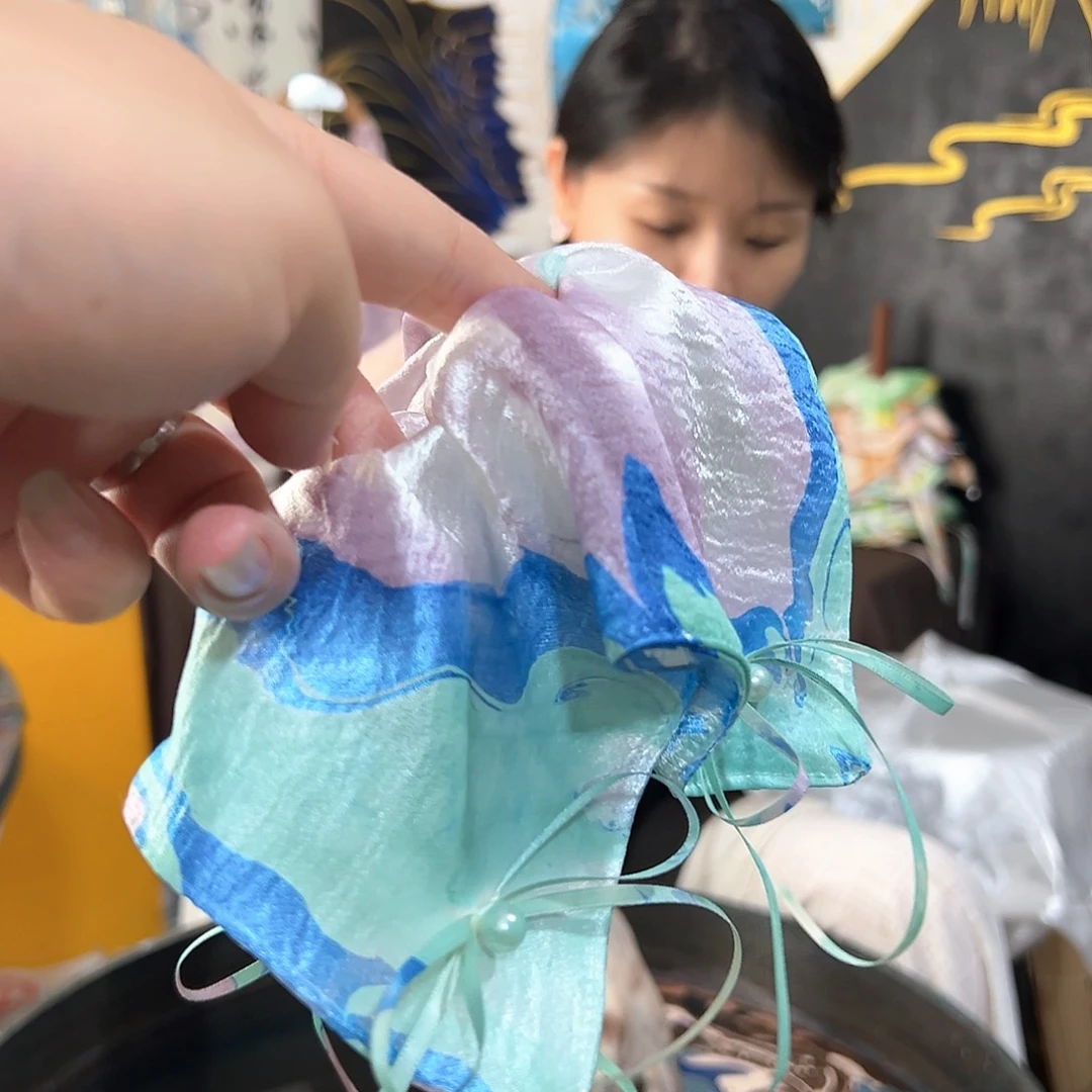 沉*383方巾发圈手作