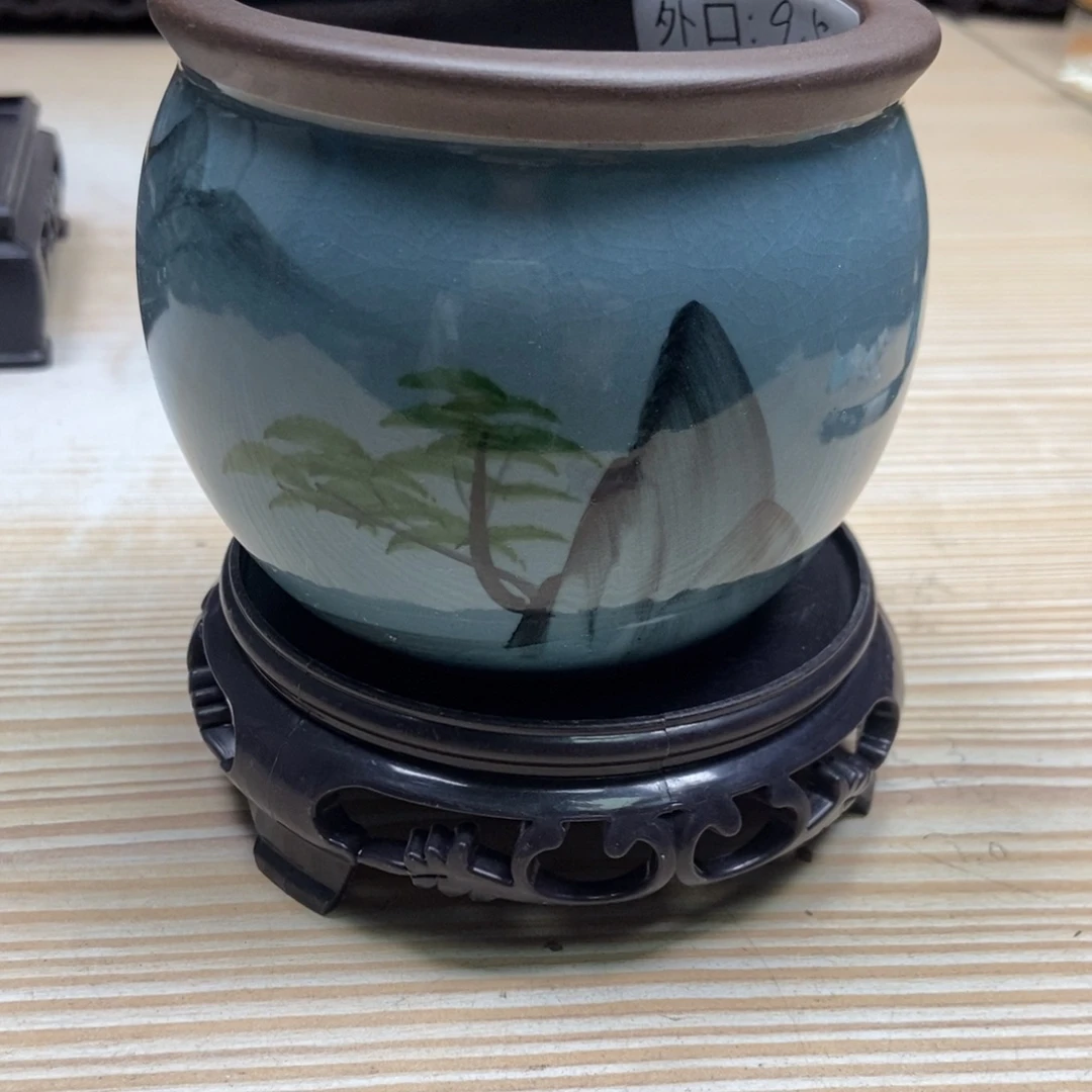 瓷片陶瓷花盆陶瓷艺术