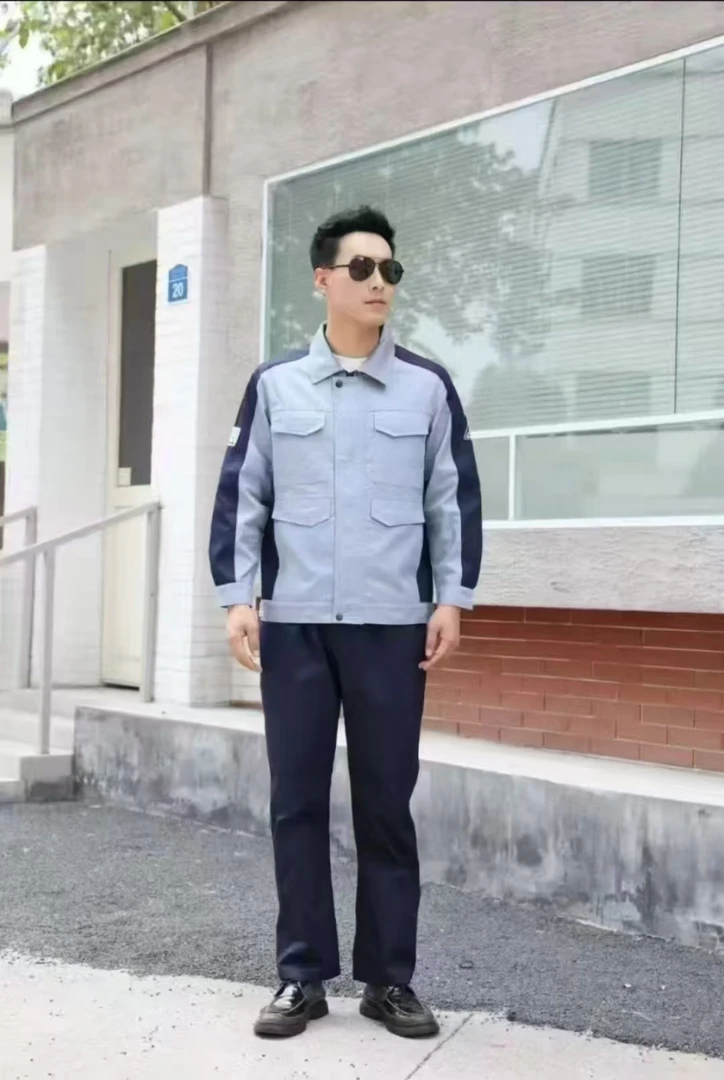 防静电工作服套装男加油站加气站工作服耐磨耐脏厂服定制男装秋冬