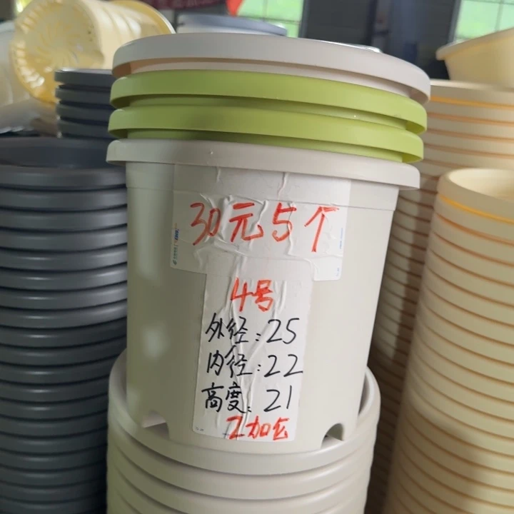 四季4#口径25灰白8个无托