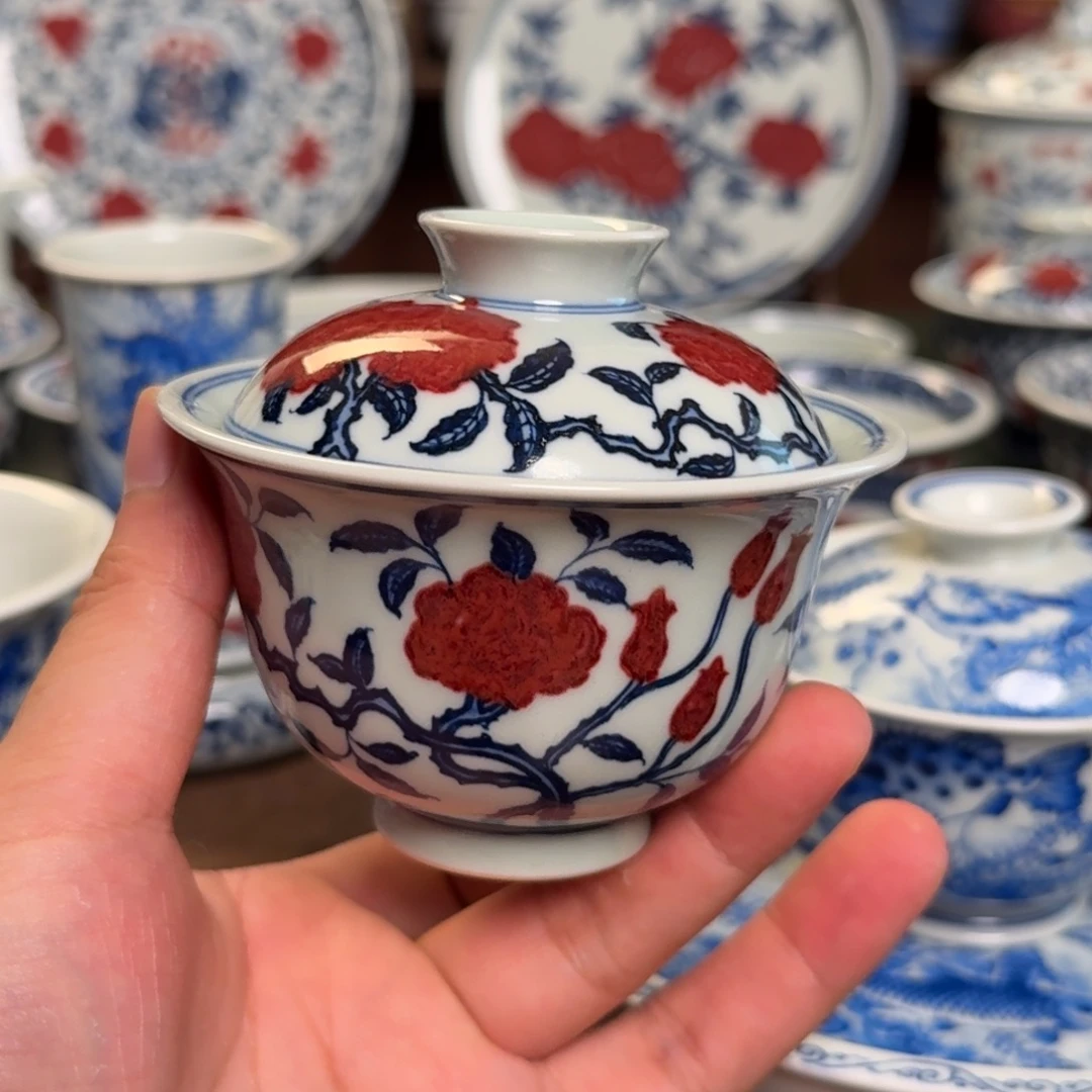 E***鞋纯手工手绘陶瓷茶具