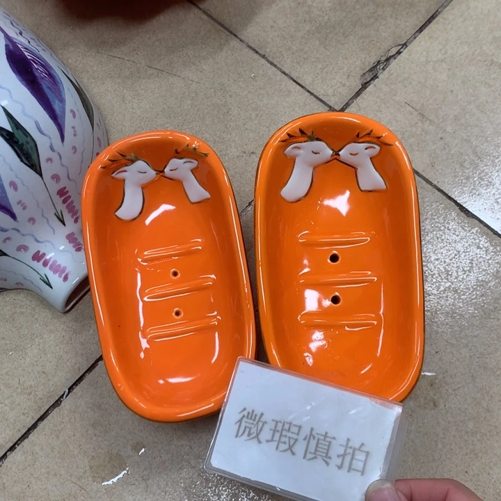 摆件微瑕陶瓷介意勿拍