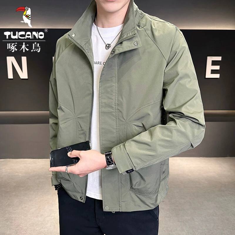 TUCANO/啄木鳥2025秋季新款啄木鸟外套男时尚休闲男装立领夹克衫4
