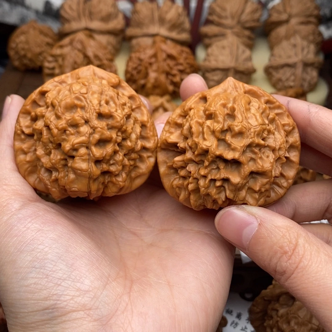 文玩核桃把件229号52全龙鼎