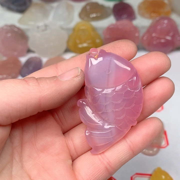 玛瑙/玉髓颈饰未镶嵌欣**绒