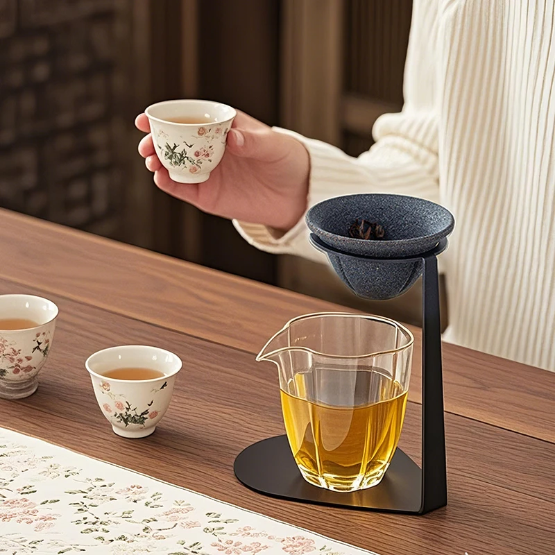 无孔茶漏茶滤公道杯茶水分离茶过滤网一体泡茶神器小青柑功夫茶具