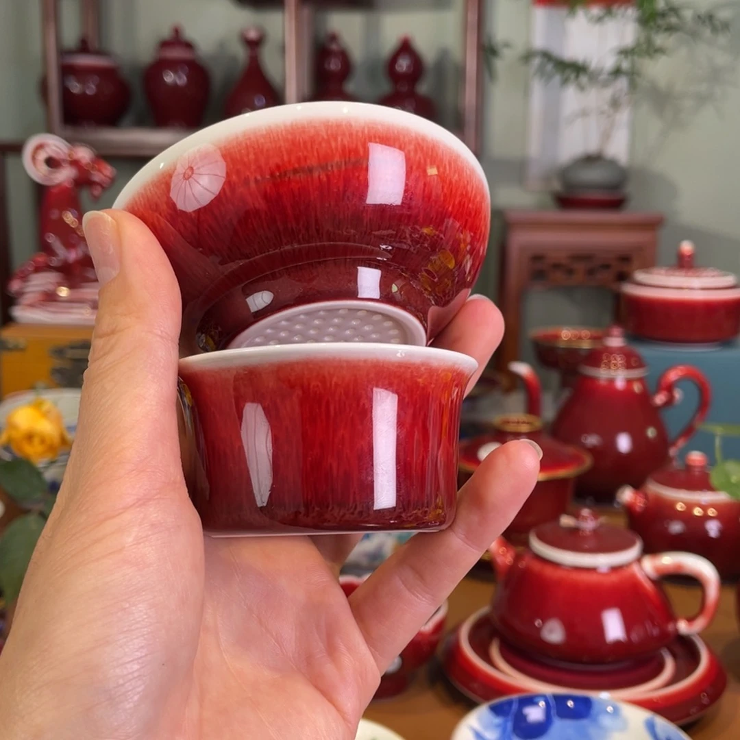 清欢雅玩原矿郎红福利茶漏