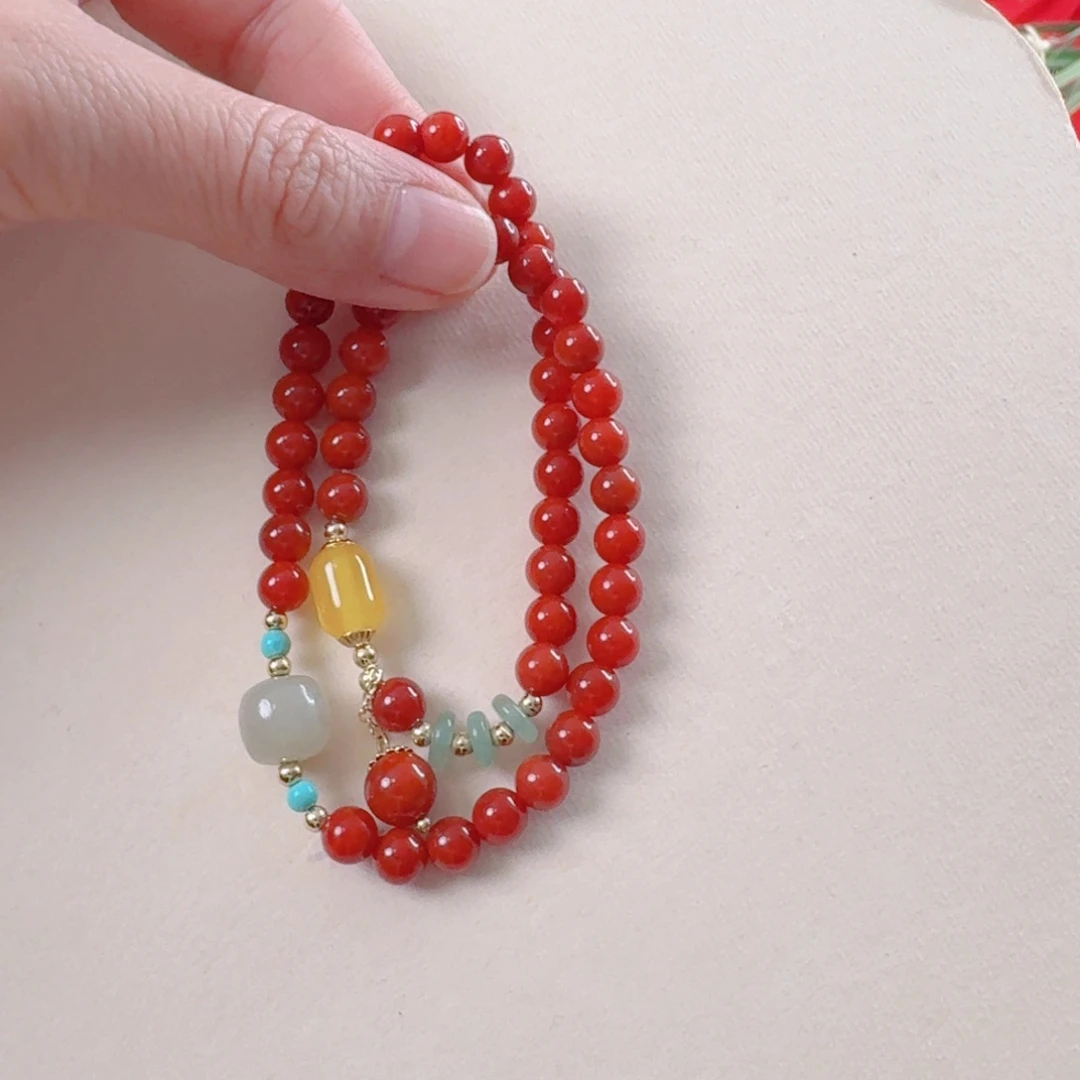 玛瑙/玉髓手链未镶嵌