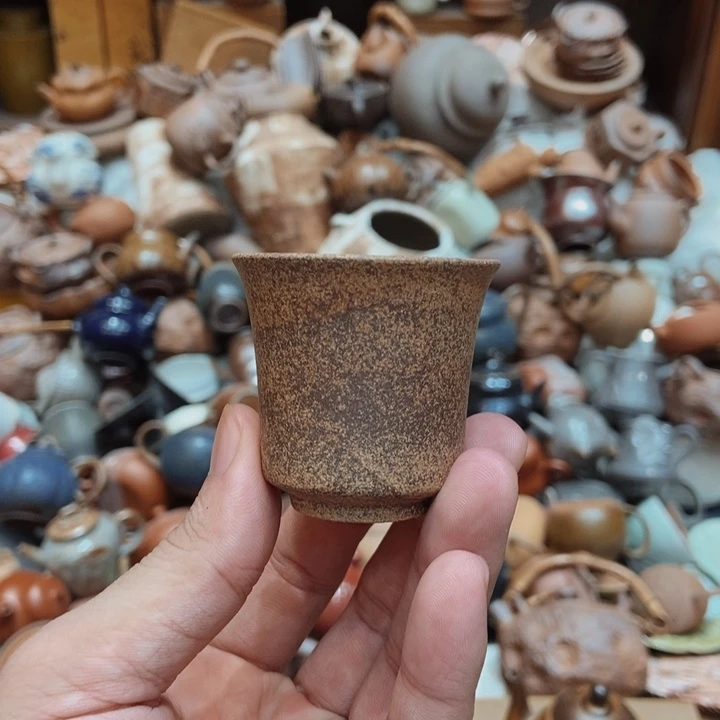 柴烧老岩泥高端茶器