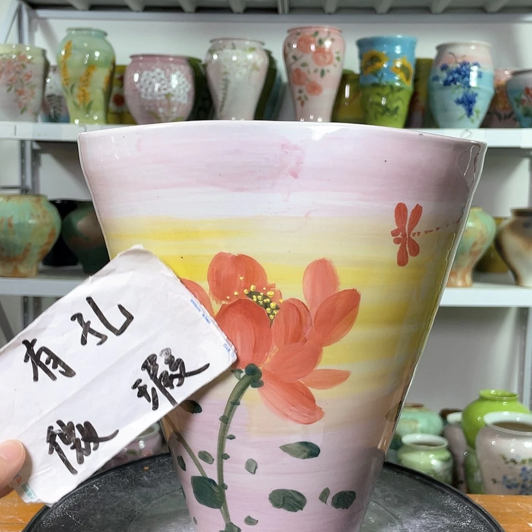 景德镇陶瓷花盆花器暇256