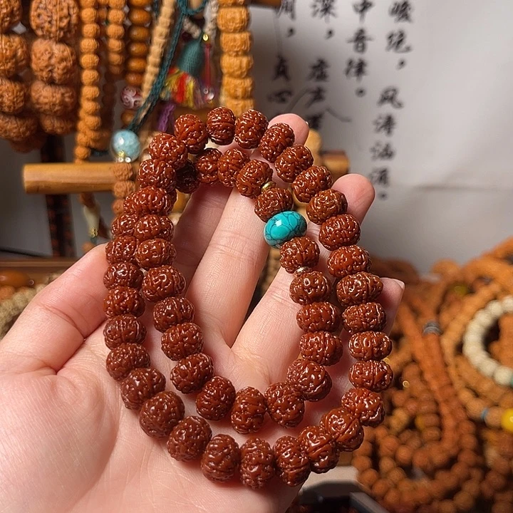 A****金刚菩提吊坠六瓣双圈