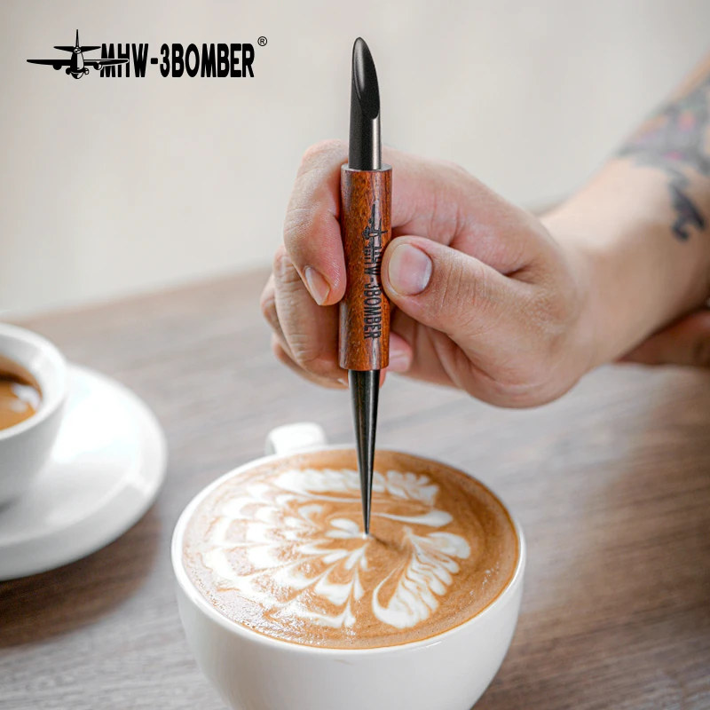 MHW-3BOMBER/轰炸机雕花咖啡拉花咖啡用具雕花针勾花针拿铁雕花