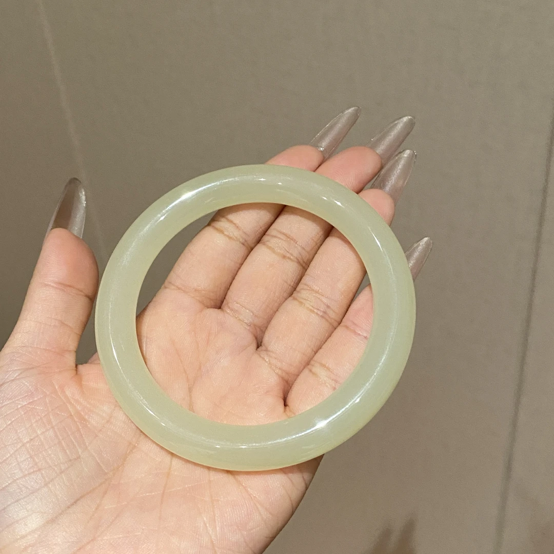 铜合金玻璃手镯 绿色古风气质时尚手镯HH128