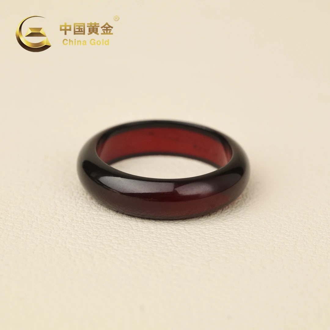 【中国黄金】临烨 | 琥珀*戒指*未镶嵌-J1889-格